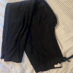 Lou&Grey black buttery soft straight sweatpants